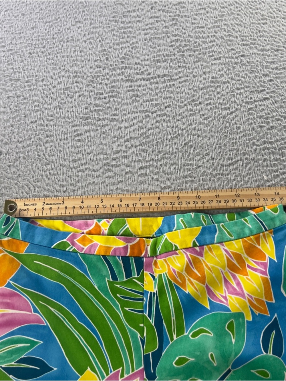 Lauren Ralph Lauren Pants Womens 6 Multicolor Cropped Floral Tropical Preppy - Picture 2 of 8